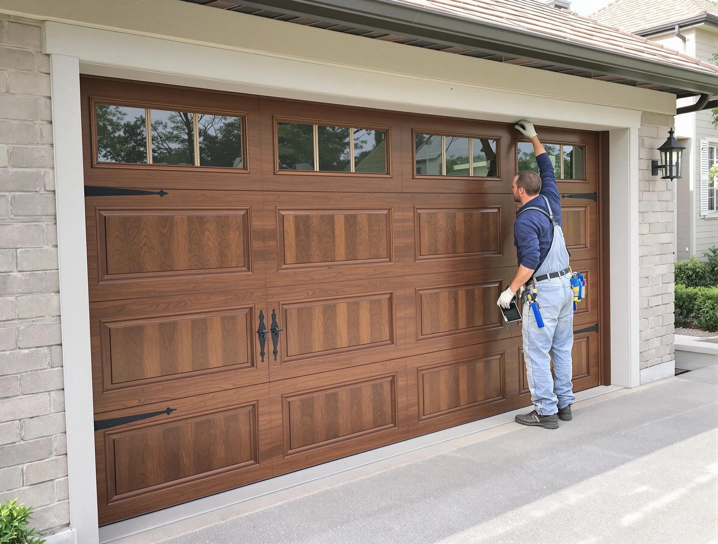 Custom garage door showcase by Columbia Garage Door Repair in Columbia