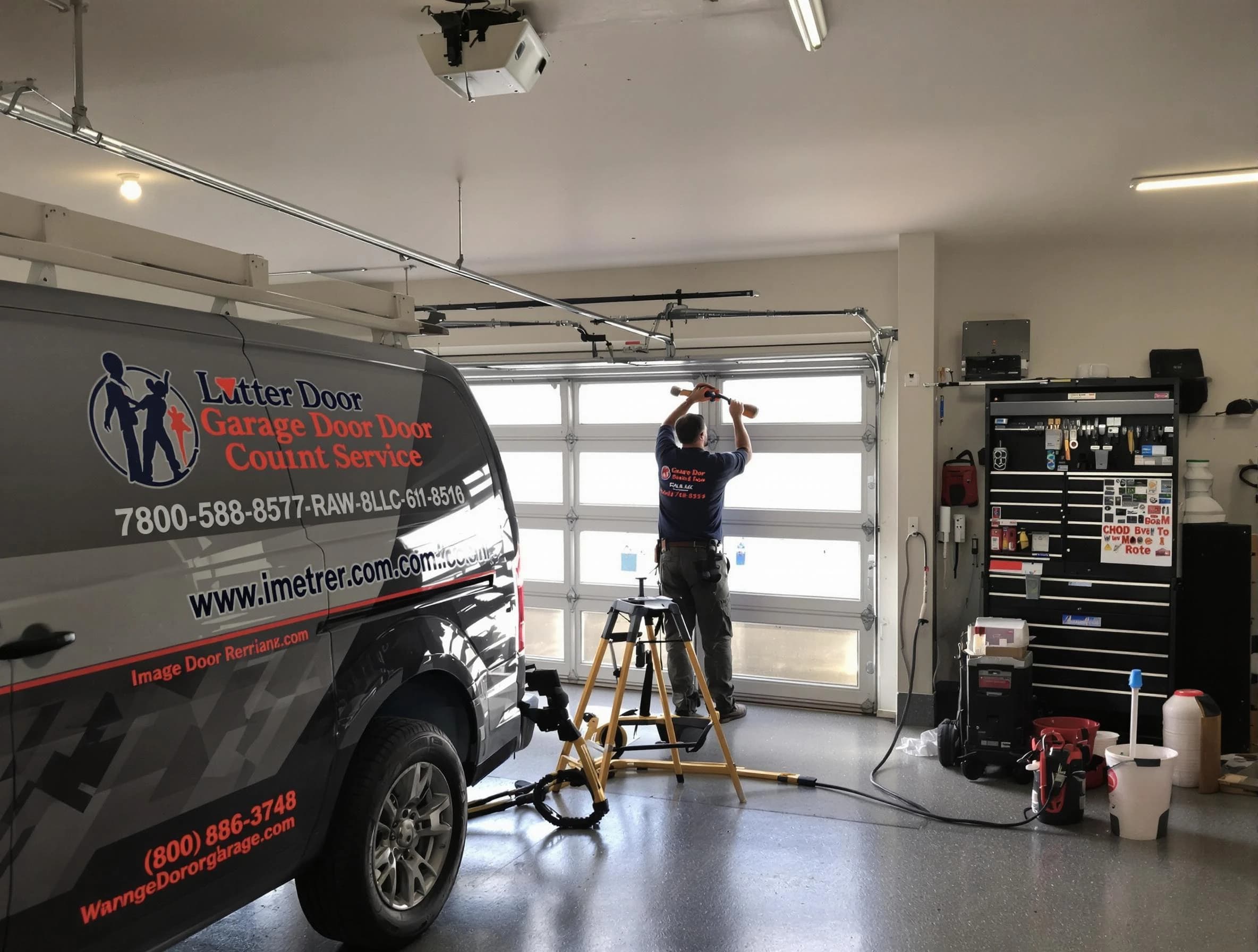 Columbia Garage Door Repair rapid response team performing same-day repair in Columbia
