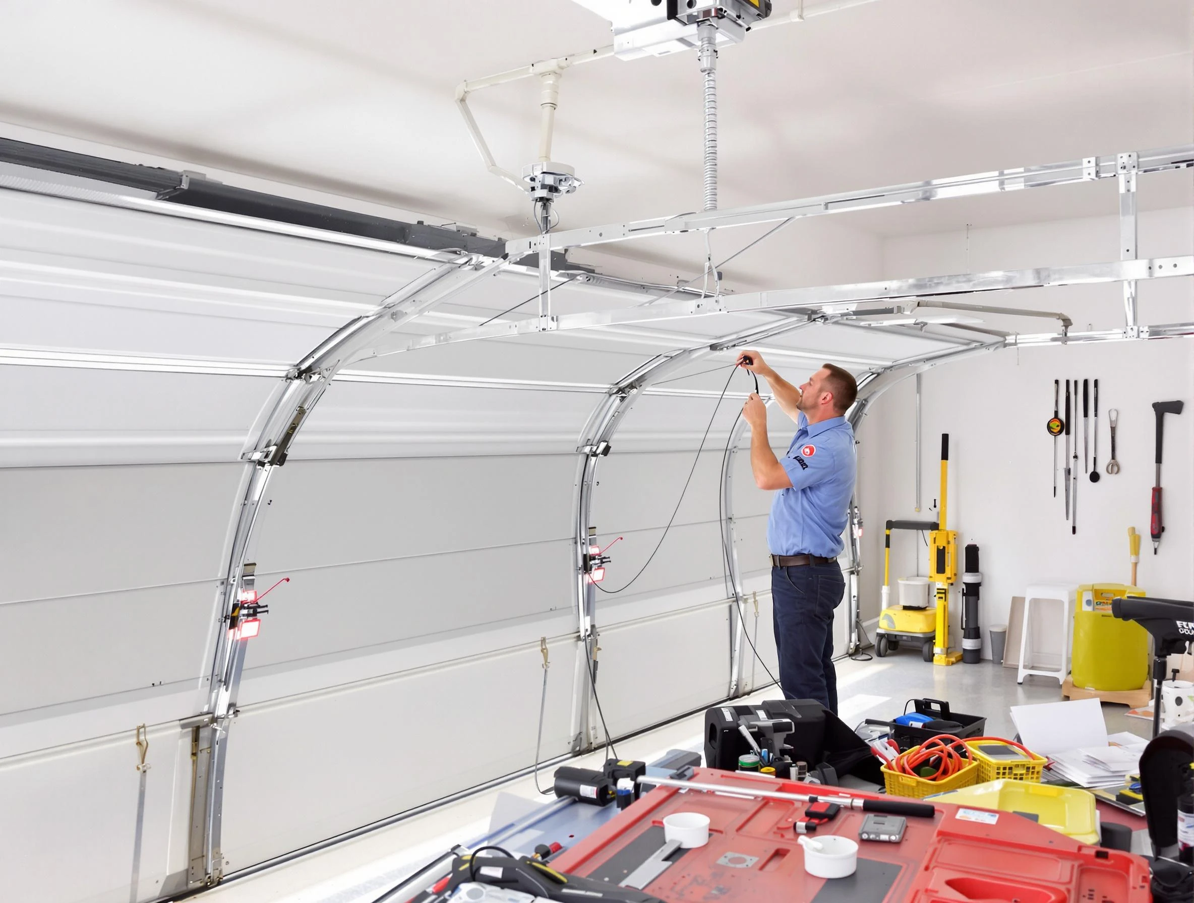 Garage door cable repair service by Columbia Garage Door Repair in Columbia