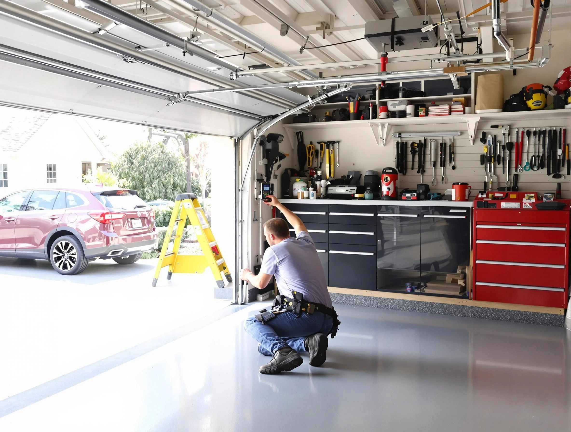 Local garage door repair service by Columbia Garage Door Repair in Columbia