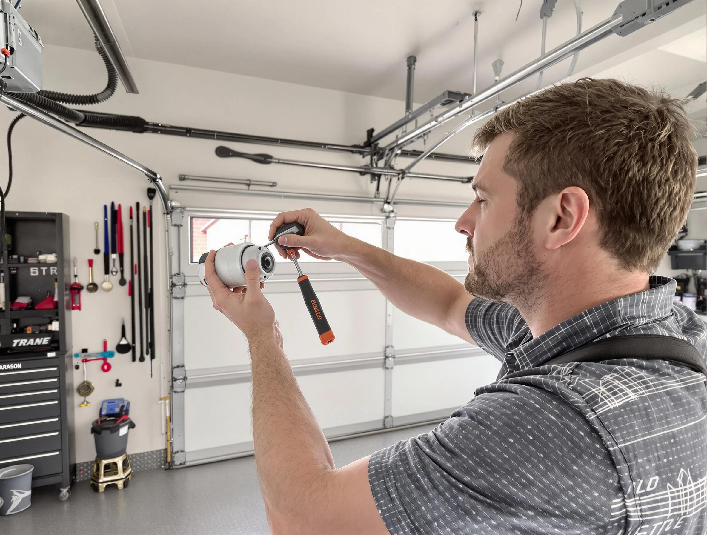 Garage door opener repair service by Columbia Garage Door Repair in Columbia